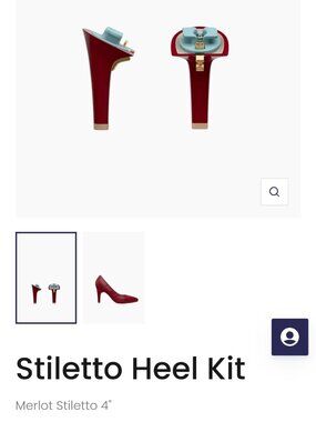 Pashion Stiletto Heel Kit - Merlot 4" 7-8.5